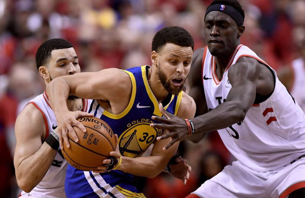 اخبار و نتایج بسکتبال NBA - فینال NBA - گلدن استیت وریرز - تورنتو رپترز - استفن کری