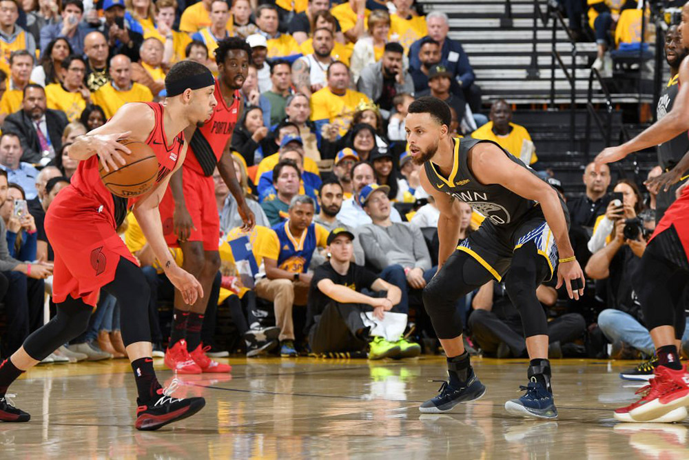 بسکتبال NBA - گلدن استیت وریرز - استفن کری - فینال کنفرانس غرب NBA