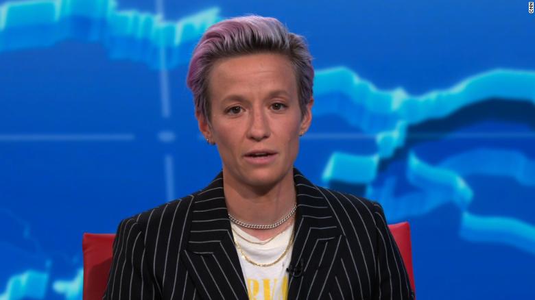 Megan Rapinoe-دونالد ترامپ