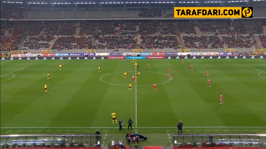ادن هازارد-یوری تیلمانس-Belgium-دنیس چریشف-Russia-Euro 2020