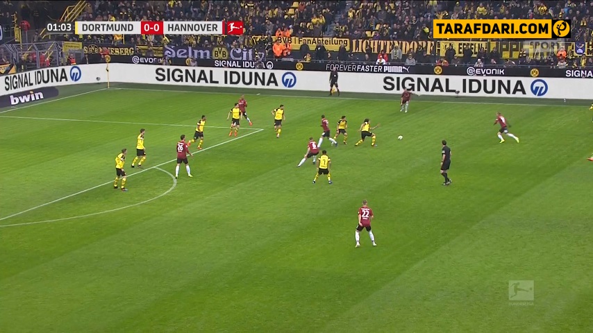 مارکو رویس- دورتموند-هانوفر-بوندسلیگا-bundesliga