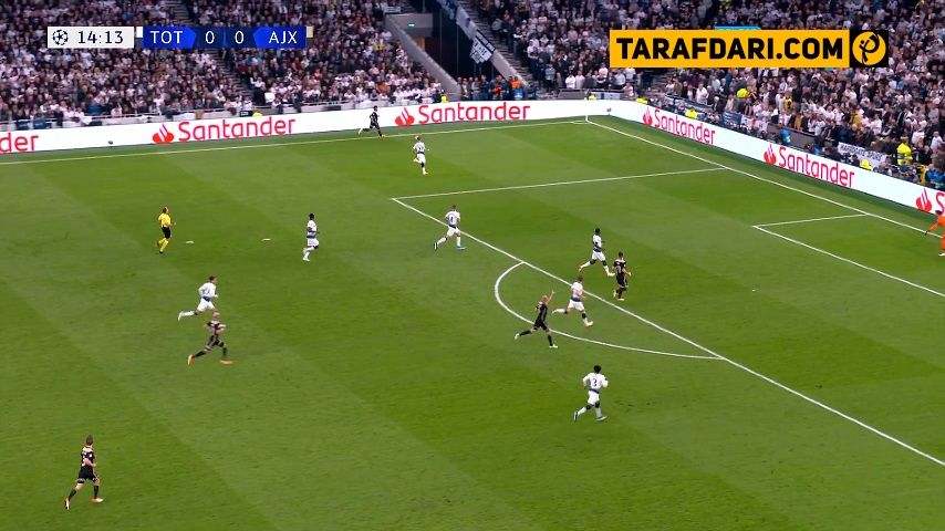 تاتنهام-آژاکس-دانی فن ده بیک-ajax-ورزشگاه تاتنهام-لندن