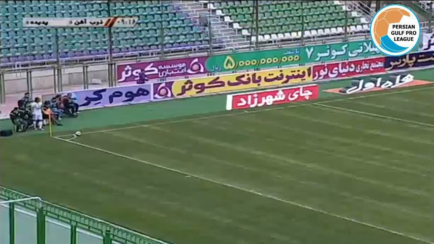 خلاصه بازی ذوب آهن 2-1 پدیده