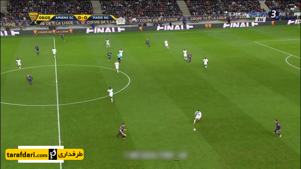 گل های بازی آمیان 0-2 پاری سن ژرمن
