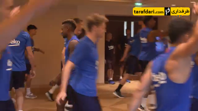 تمرینات بارسلونا-آنتوان گریزمان-antoine griezmann