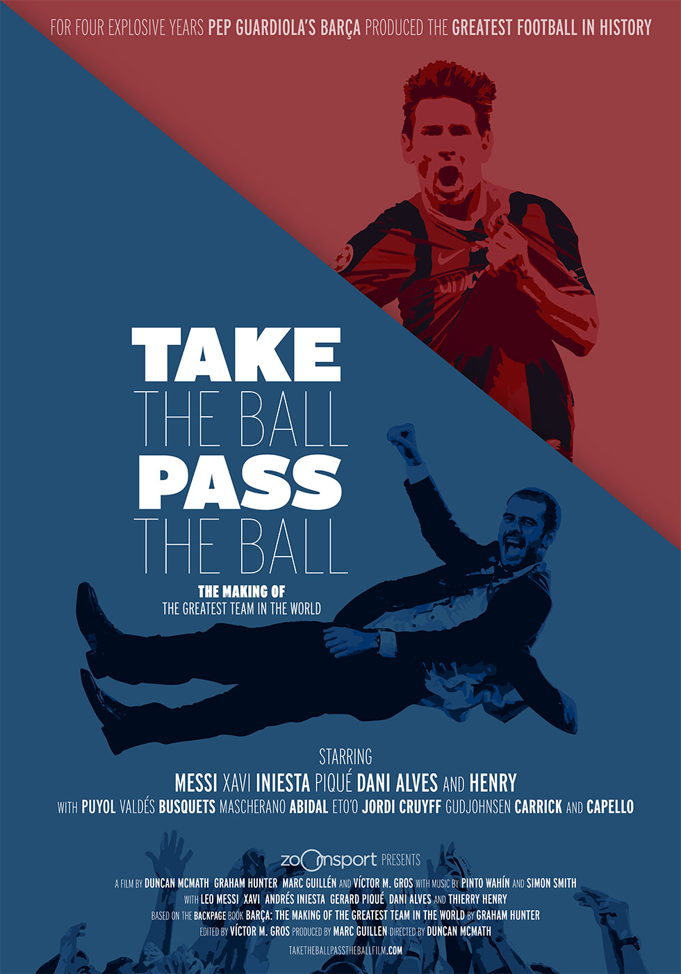 دانلود مستند زیبای بارسلونا و پپ گواردیولا، Take the ball, pass the ball - بخش سوم و پایانی [همراه با زیرنویس فارسی]