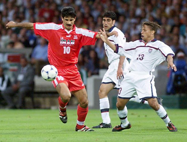 ایران و آمریکا - علی دایی - جام جهانی 1998