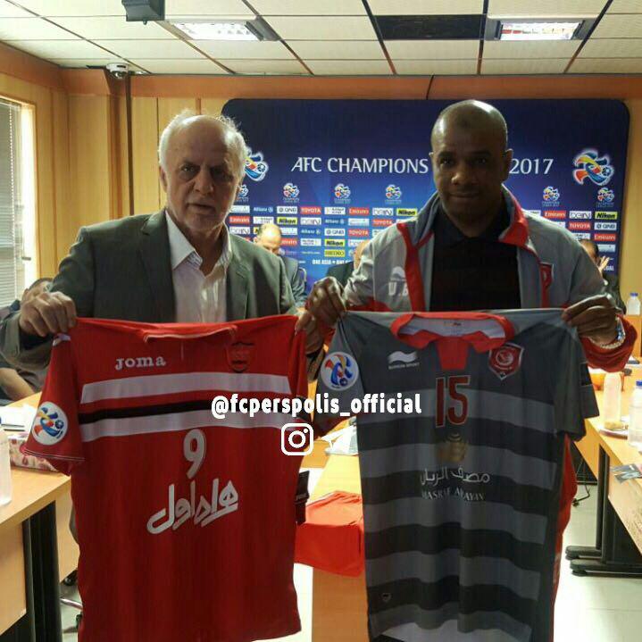 پیراهن پرسپولیس و لخویا - لیگ قهرمانان آسیا