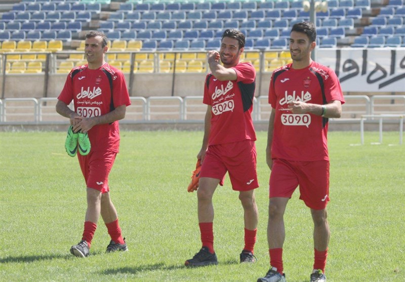 تمرین پرسپولیس - سیدجلال حسینی - شجاع خلیل زاده - حسین ماهینی