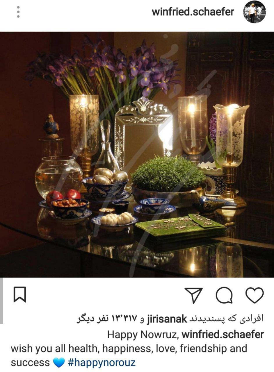 وینفرد شفر - عید نوروز - سرمربی استقلال - اینستاگرام