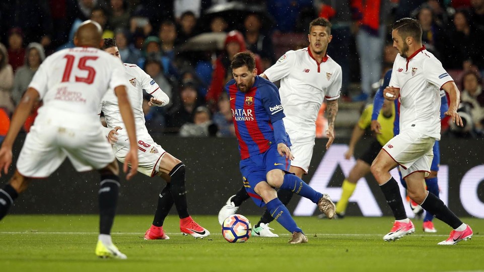 لیونل مسی - سویا - بارسلونا - لالیگا - FC Barcelona