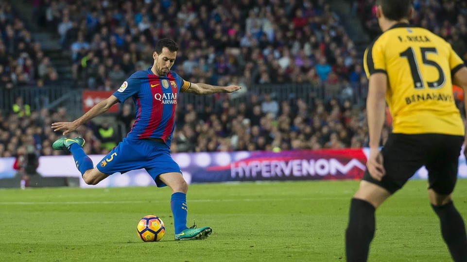 سرجیو بوسکتس - مالاگا - بارسلونا - لالیگا - FC Barcelona