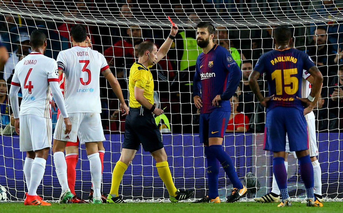 Olympiacos - FC Barcelona - Uefa Champions League - لیگ قهرمانان اروپا - جرارد پیکه