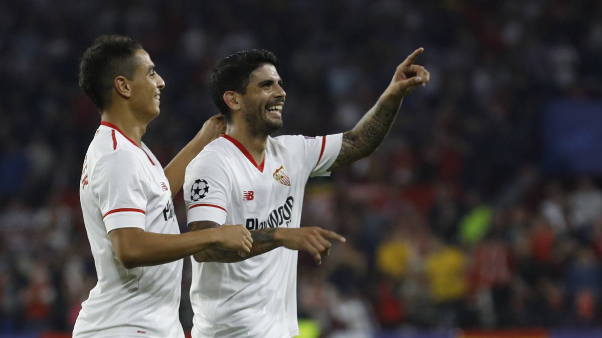 Ben Yeder - Ever Banega - Sevilla - سویا - لیگ قهرمانان اروپا