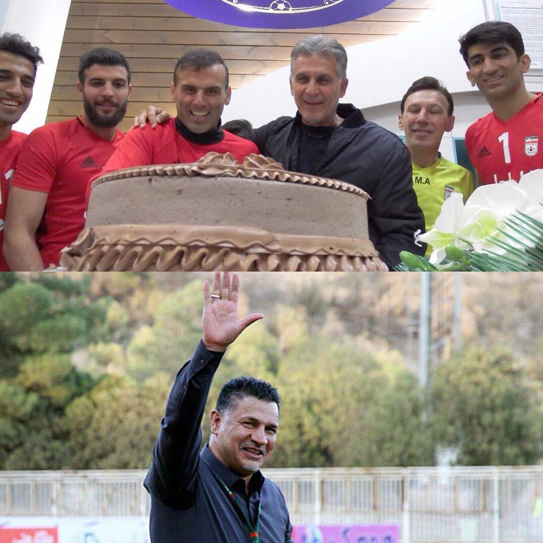 سید جلال حسینی - علی دایی - تیم ملی ایران