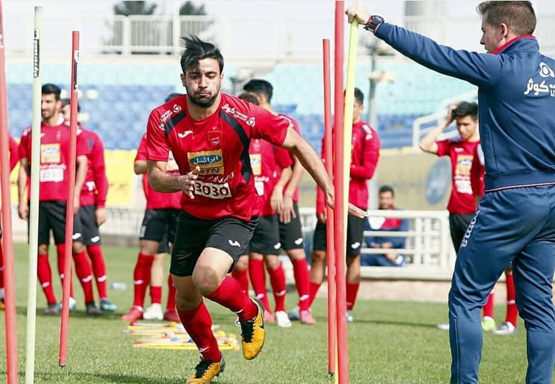 صادق محرمی - پرسپولیس - تمرین پرسپولیس