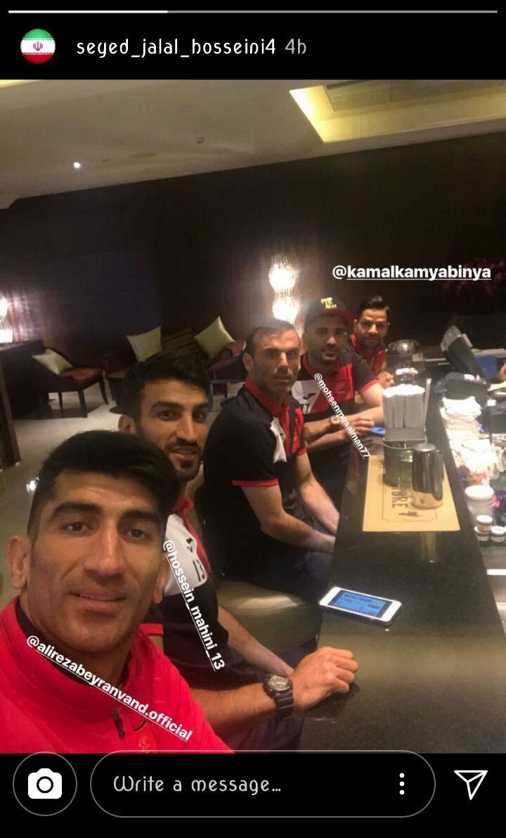 سید جلال حسینی - علیرضا بیرانوند - محسن مسلمان - کمال کامیابی نیا - پرسپولیس