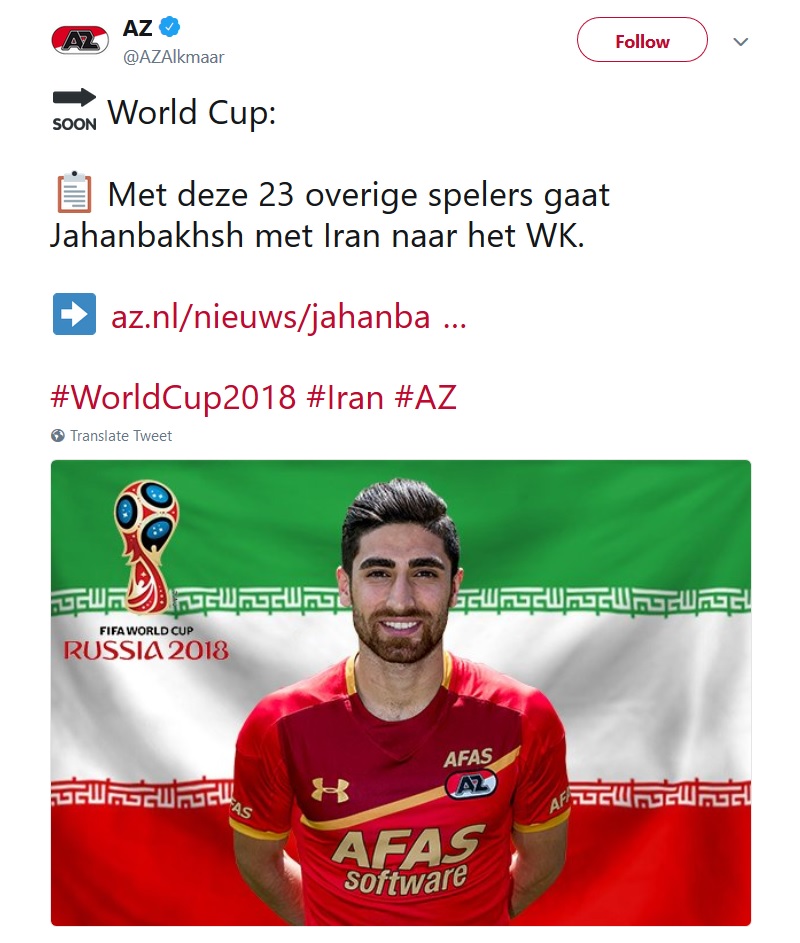 آلکمار - توئیتر - Twitter - AZ Alkmaar