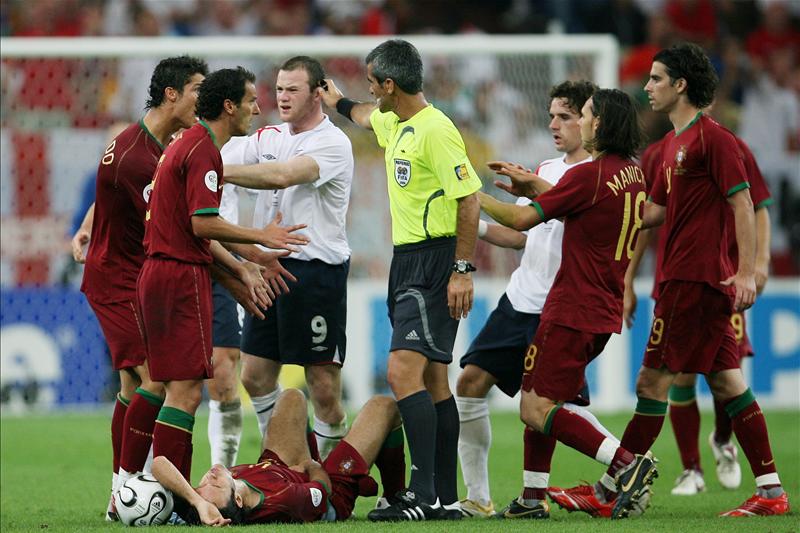پرتغال- انگلیس- جام جهانی 2006- اخراج رونی