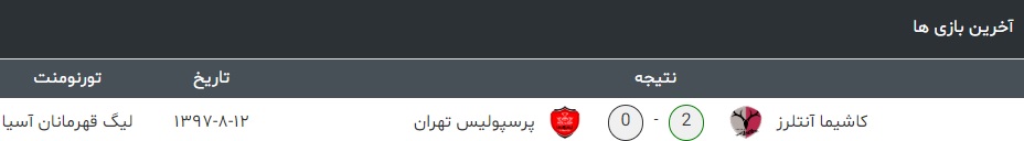 پرسپولیس-کاشیما پرسپولیس-کاشیما
