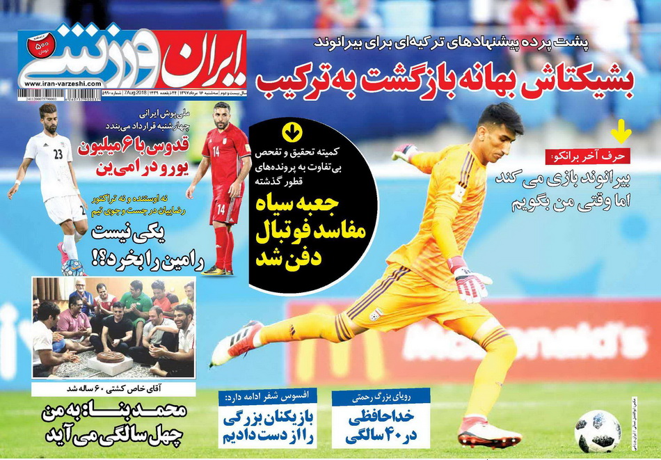 روزنامه ایران ورزشی