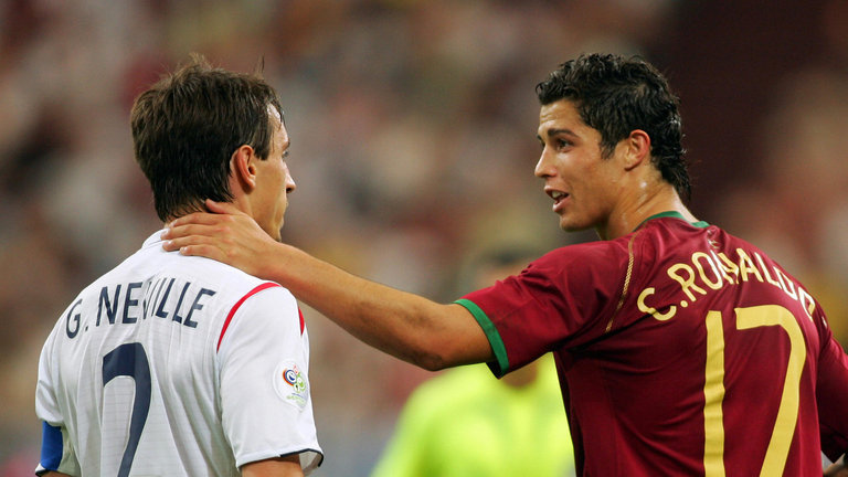 کریستیانو رونالدو - جام جهانی 2006 - گری نویل