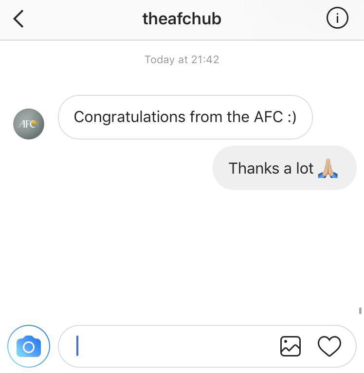 اینستاگرام AFC