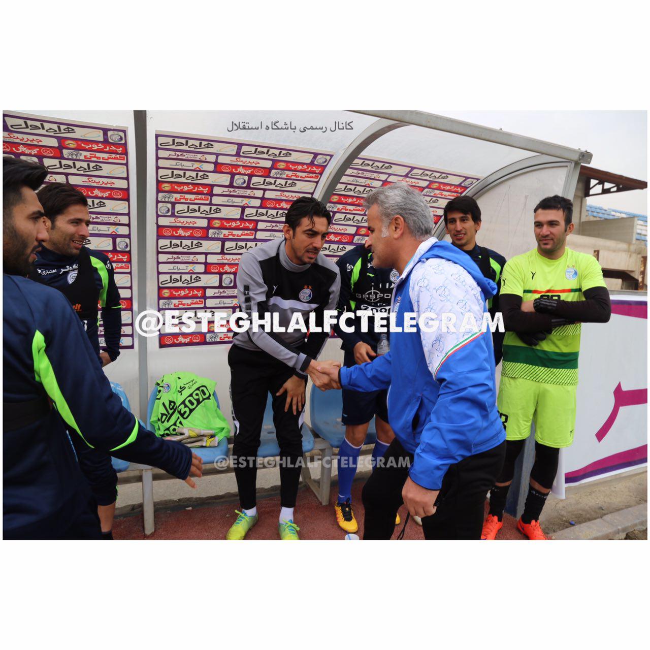 سید مهدی رحمتی-محمد خرمگاه-تمرینات استقلال-استقلال