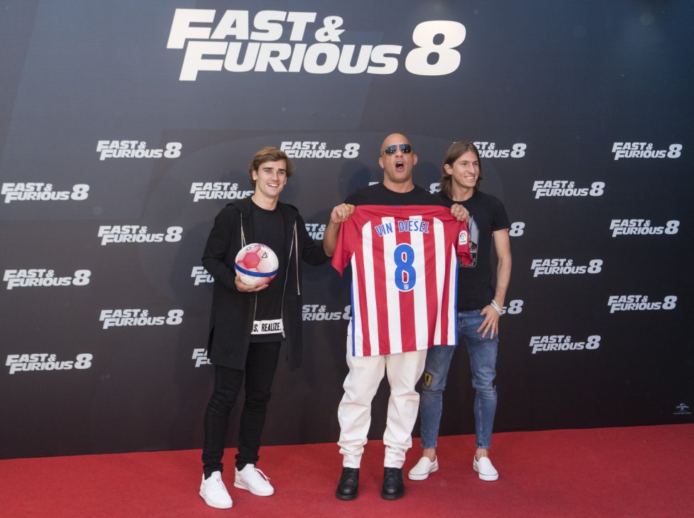 وین دیزل - آنتوان گریزمان - اتلتیکو مادرید - Fast & Furious 8