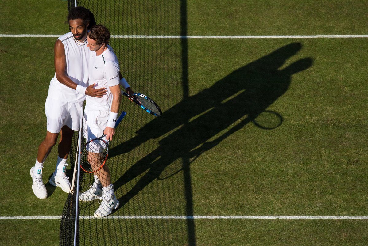 ویمبلدون 2017 - Wimbledon 2017 - اندی ماری - Andy Murray - Muzza - موزا - داستین براون