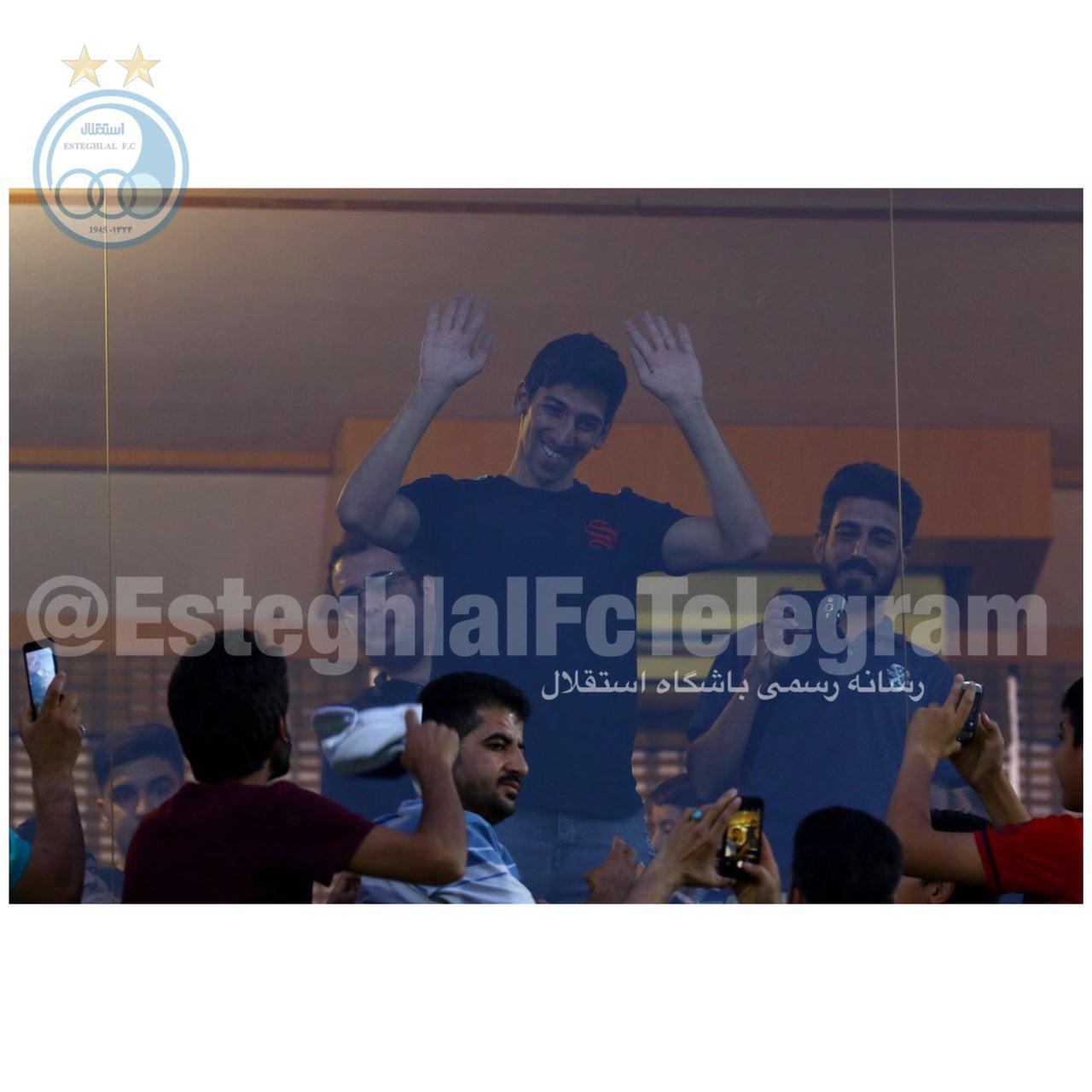 مرتضی تبریزی در ورزشگاه فولاد شهر