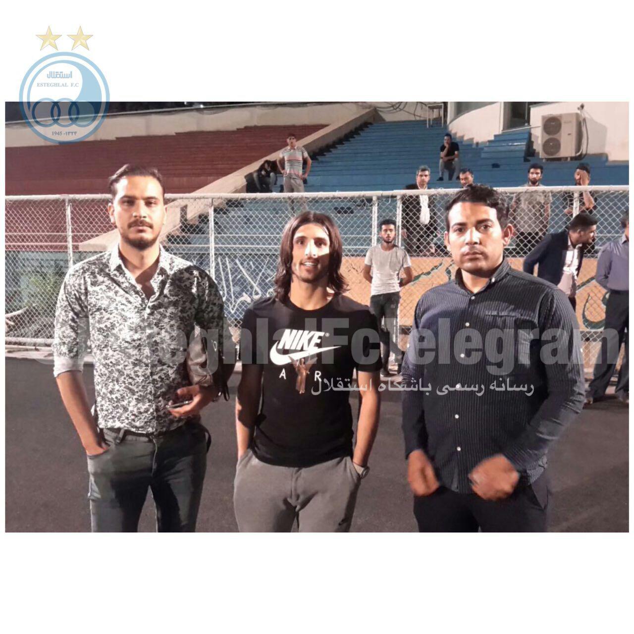 همام طارق تمرین استقلال