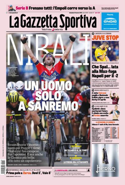 لاگاتزتا دلو اسپورت - گیشه مطبوعات خارجی