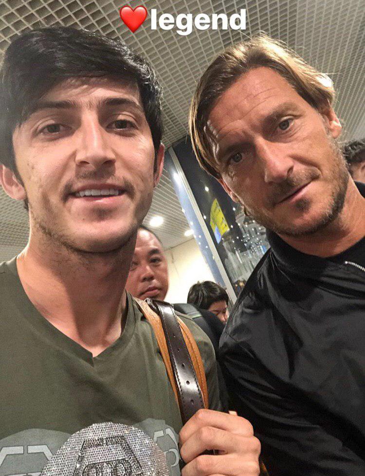 سردار آزمون-فرانچسکو توتی-Sardar Azmoun-Francesco Totti