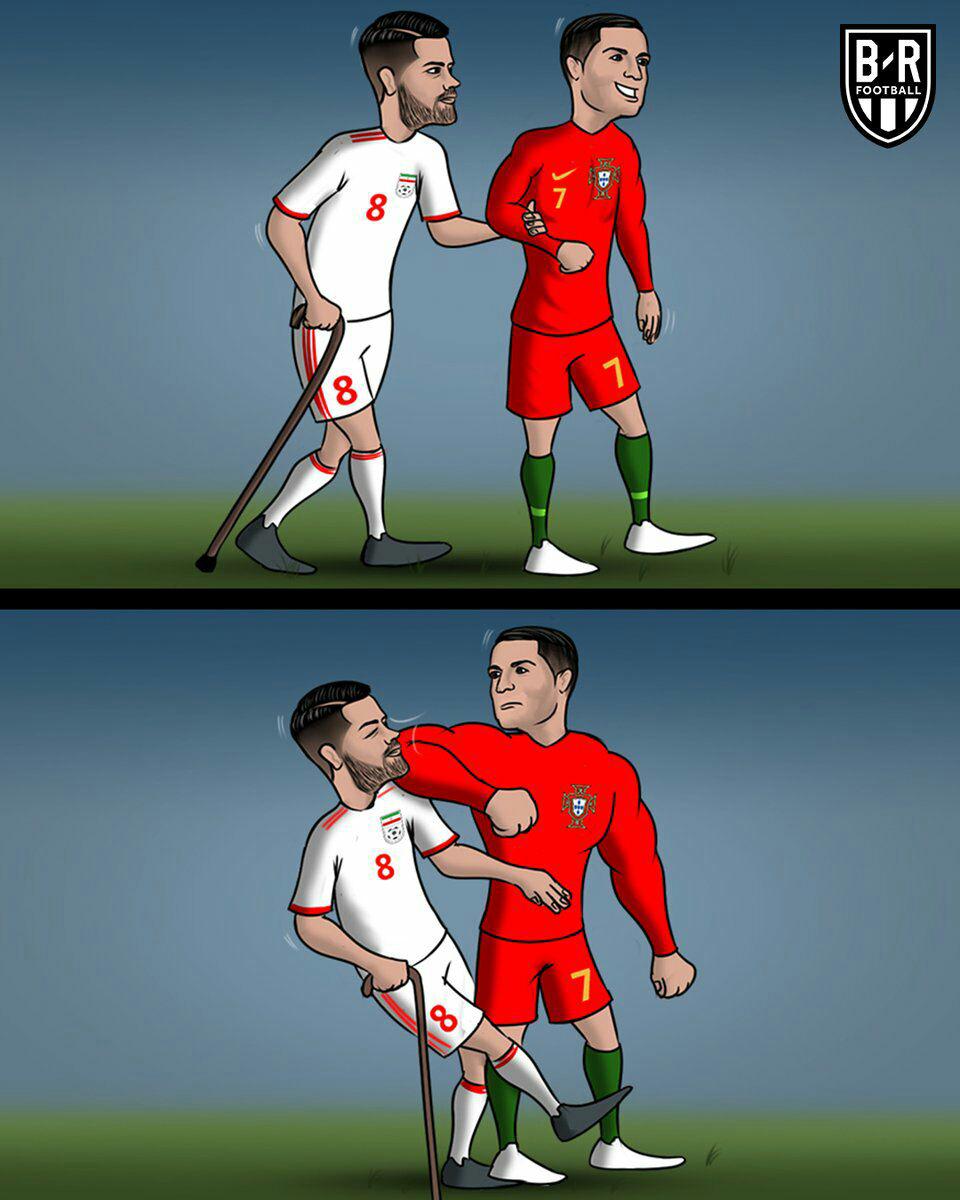 جام جهانی 2018 روسیه - پرتغال - ایران - مرتضی پور علی گنجی - کریستیانو رونالدو