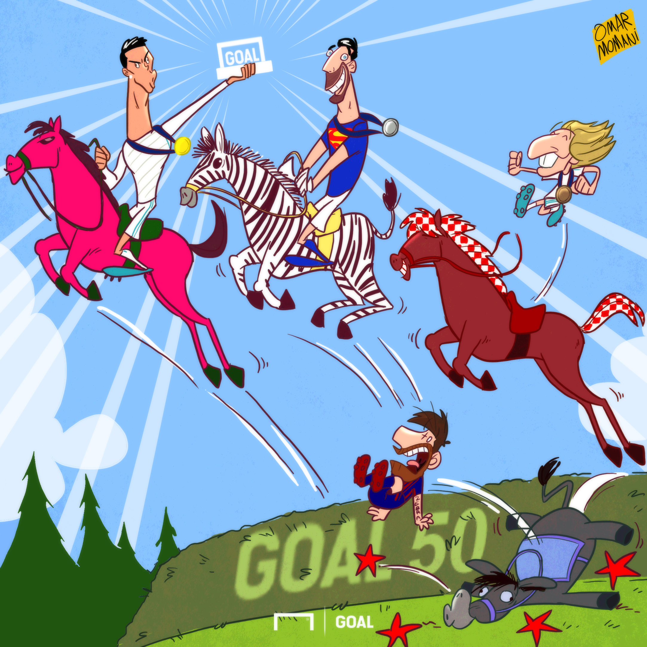 کریستیانو رونالدو برنده جایزه Goal 50