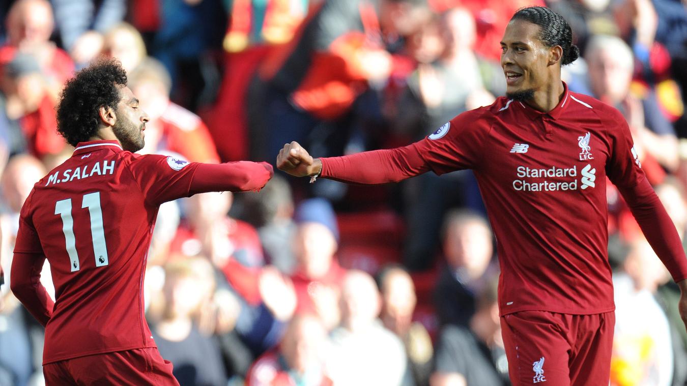 محمد صلاح و ویرجیل فن دایک