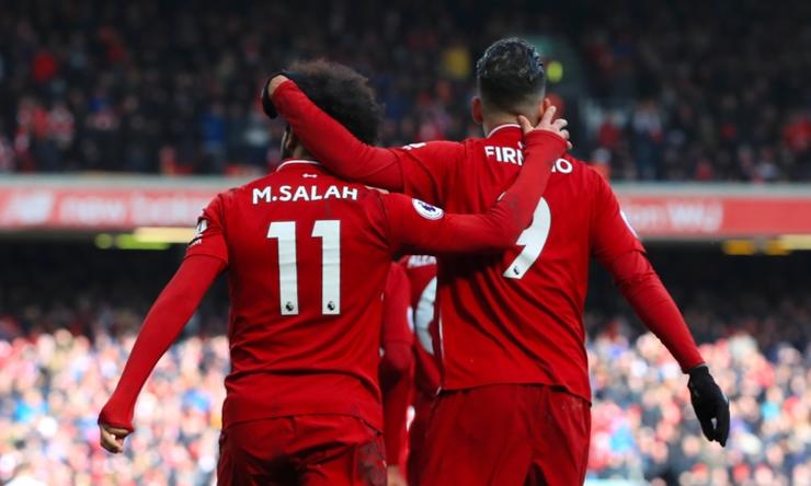 محمد صلاح و روبرتو فیرمینو
