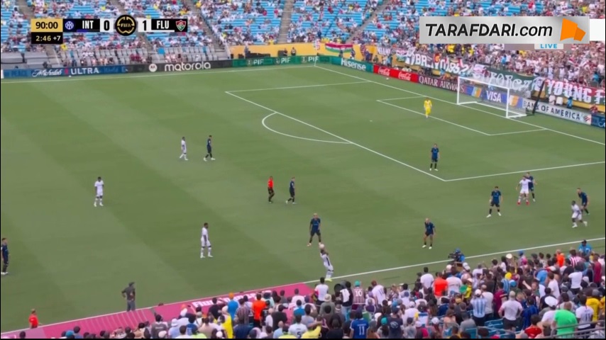 گل هرکولس به اینتر (اینتر 0-2 فلومیننزه)