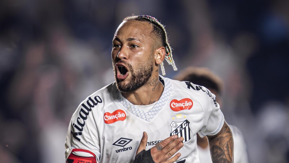 اولین گل نیمار - فرار از سقوط - فوتبال برزیل - گل دیرهنگام - پیروزی سانتوس - Neymar - Santos FC vs Flamengo