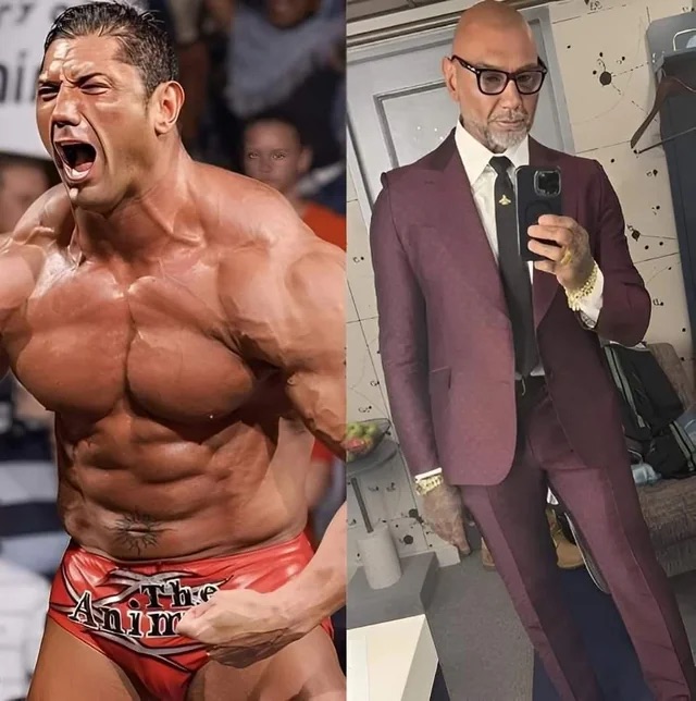 تغییر چهره باتیستا - سیر تکامل باتیستا - WWE Legends - Batista WWE to Hollywood - The Animal Batista - Batista Look Evolution - Batista Then and Now