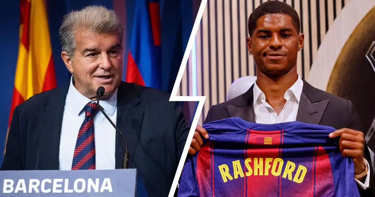 مارکوس رشفورد - خوان لاپورتا - بارسلونا - لالیگا