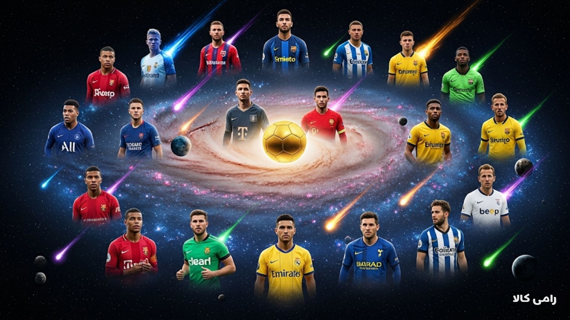 ۲۵ فوتبالیست برتر اروپا در حال حاضر ⚽?