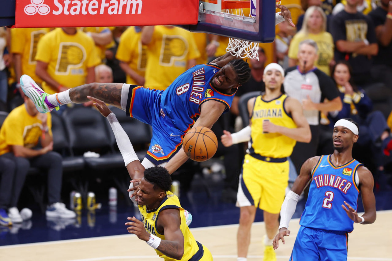 جیلن ویلیامز - بندیک ماثورین - فینال NBA - بسکتبال - ایندیانا پیسرز - اوکلاهماسیتی تاندر
