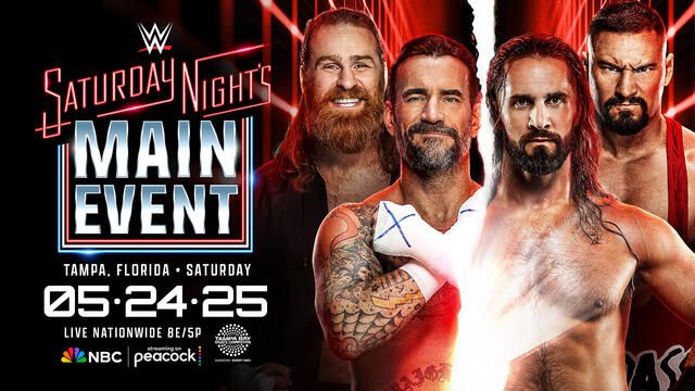 سی ام پانک - سمی زین - سث رالینز - بران بریکر - WWE Saturday Night’s Main Event