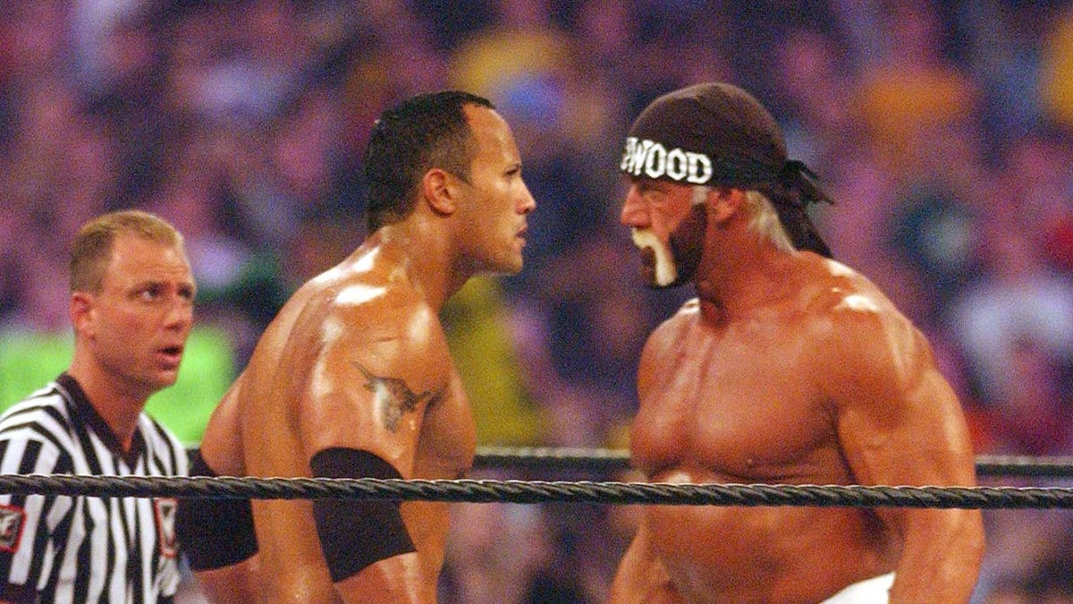 هالک هوگن - راک - رسلمنیا 18 - WWE