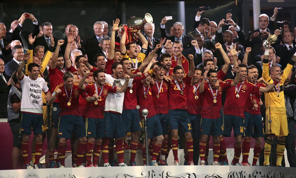 قهرمانی اسپانیا در یورو 2012