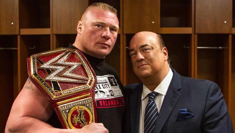 پال هیمن و براک لزنر، ستارگان کشتی کج و WWE