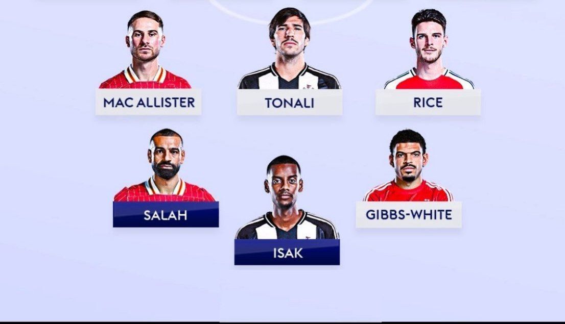 تیم منتخب فصل لیگ برتر انگلیس