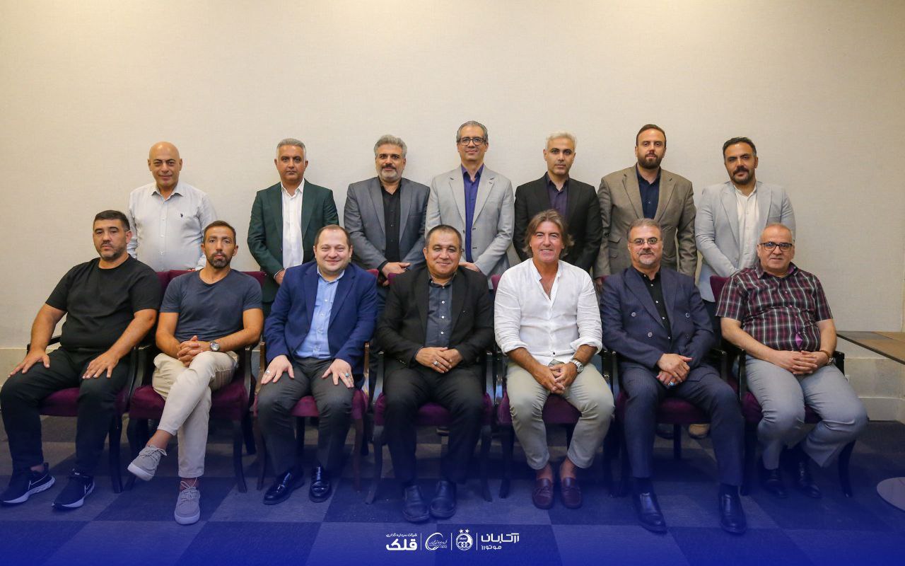 مدیران باشگاه استقلال-جلسه مدیران باشگاه استقلال با ساپینتو